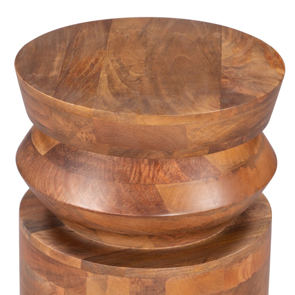 Kollam Side Table Walnut. Picture 4