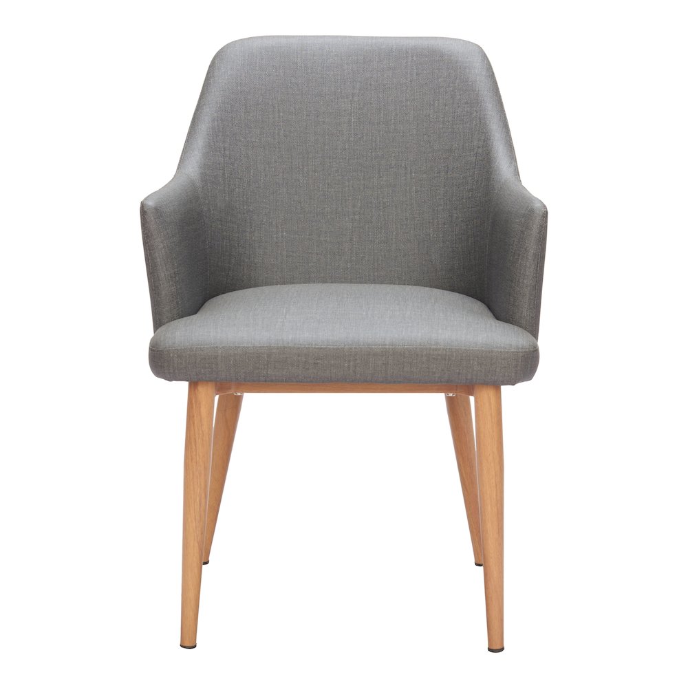 Wisom Dining Chair (Set of 2) Gray. Picture 4