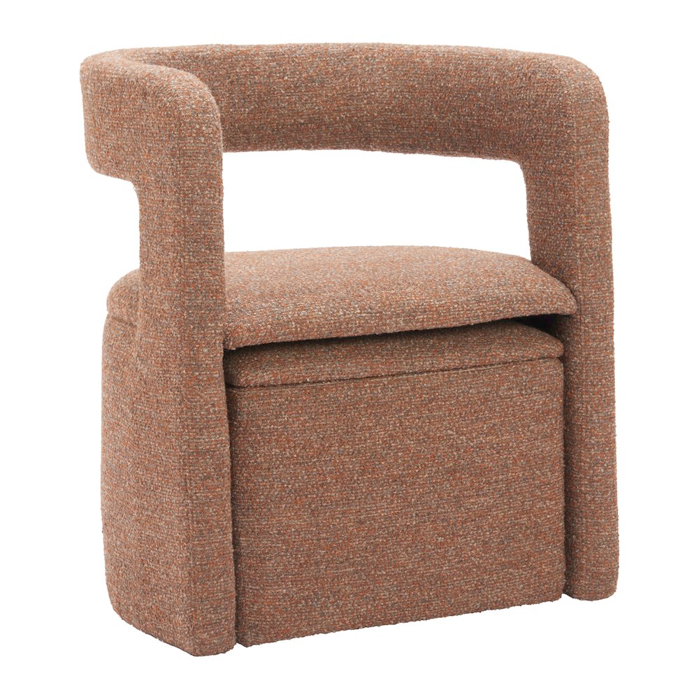 Atria Accent Chair & Ottoman Tawny Brown. Picture 9