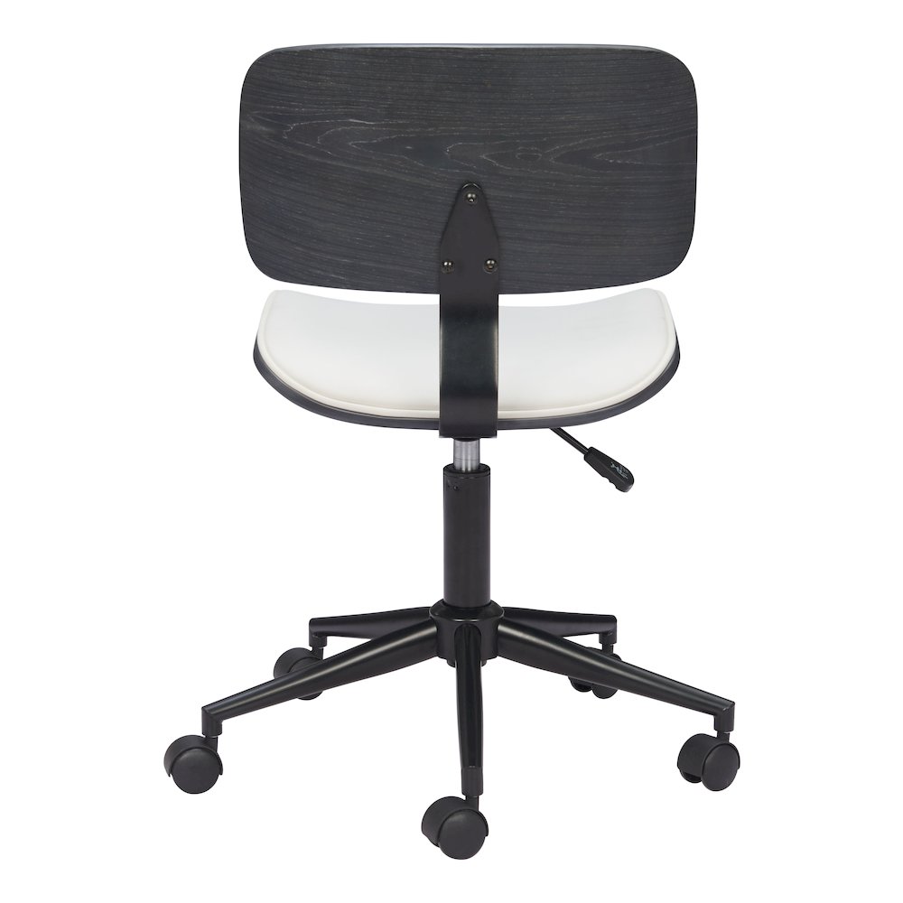 Duravel Office Chair White & Black. Picture 4