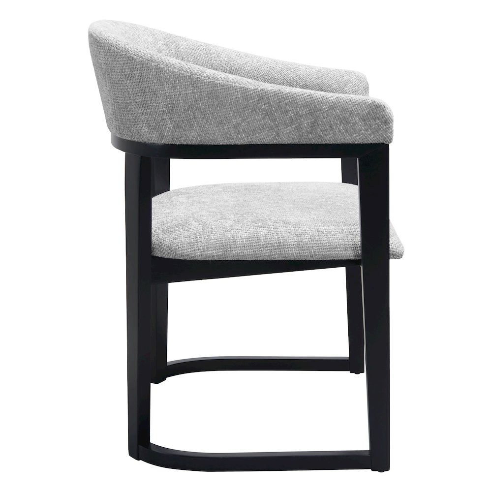 Anasa Dining Chair Gray. Picture 2