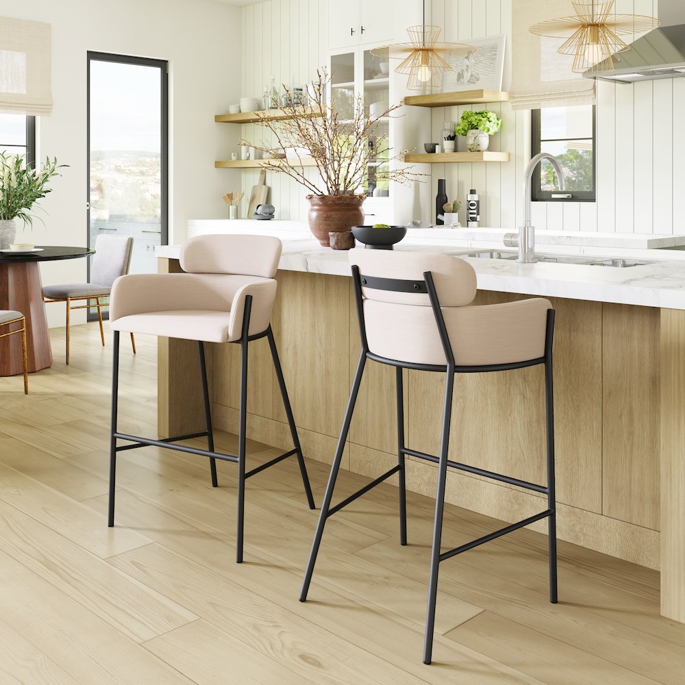Bremor Barstool Beige. Picture 8