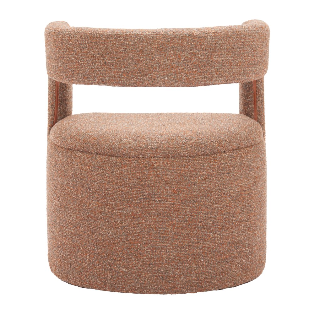 Atria Accent Chair & Ottoman Tawny Brown. Picture 4