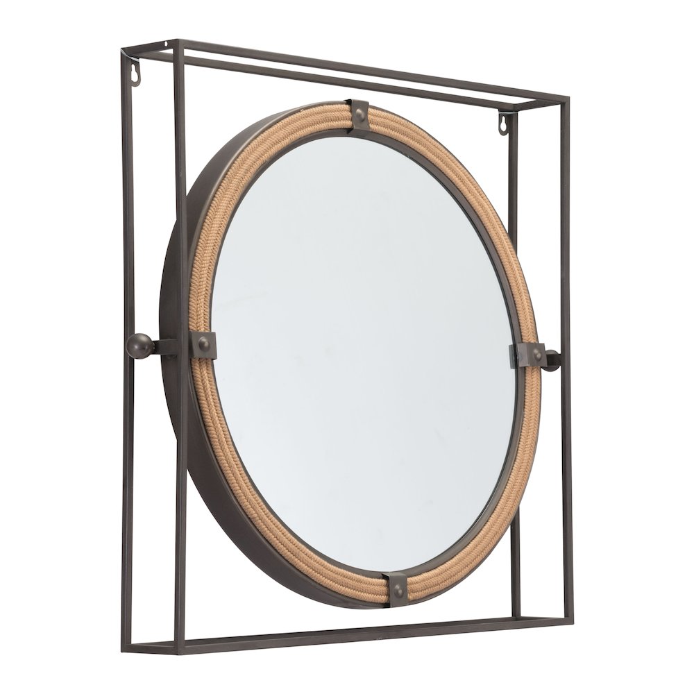 Capell Mirror Antique Gray. Picture 4