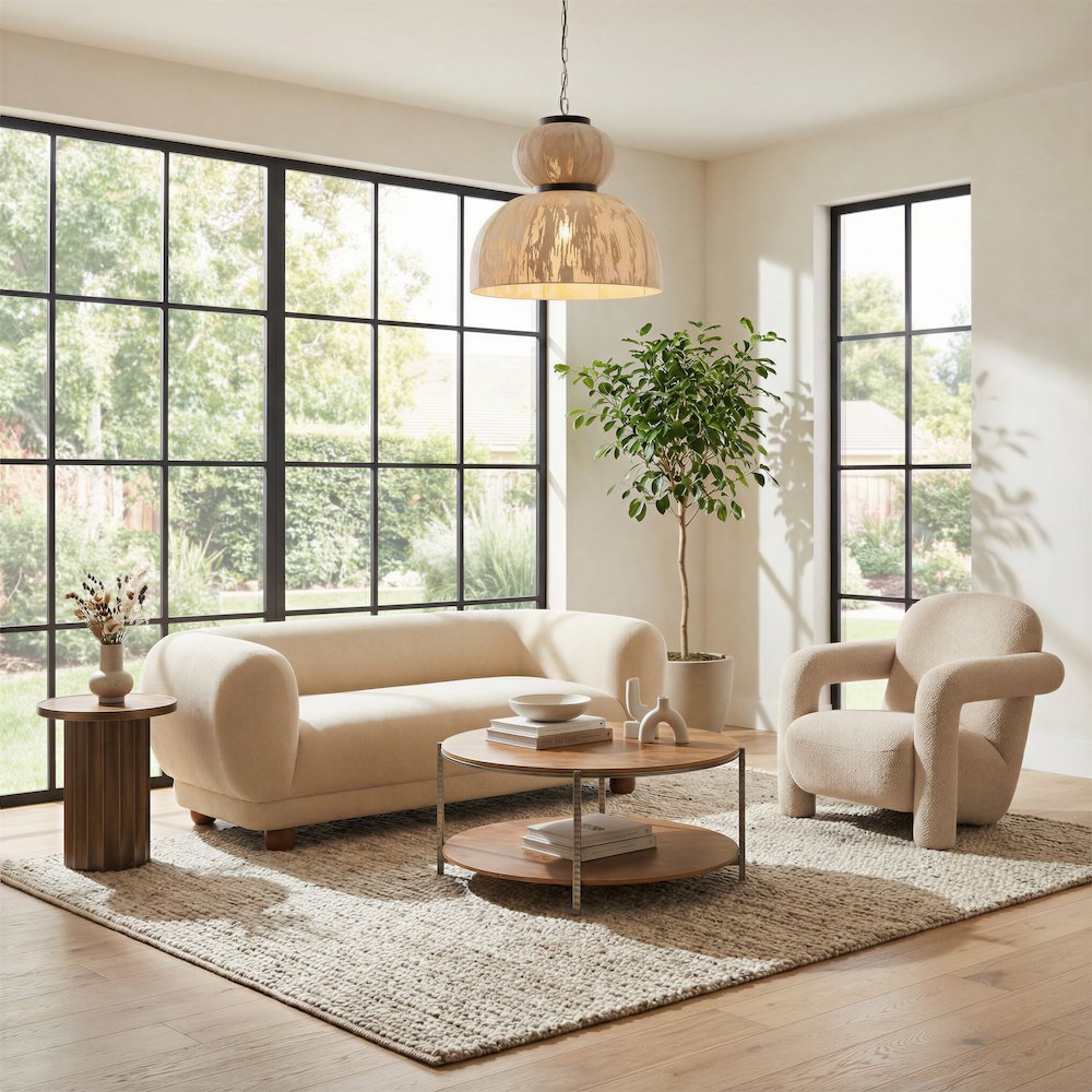 Adna Coffee Table Brown. Picture 10