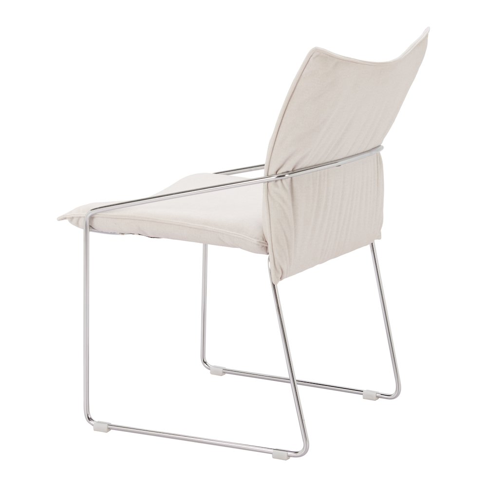 Pola Dining Chair (Set of 2) White. Picture 5
