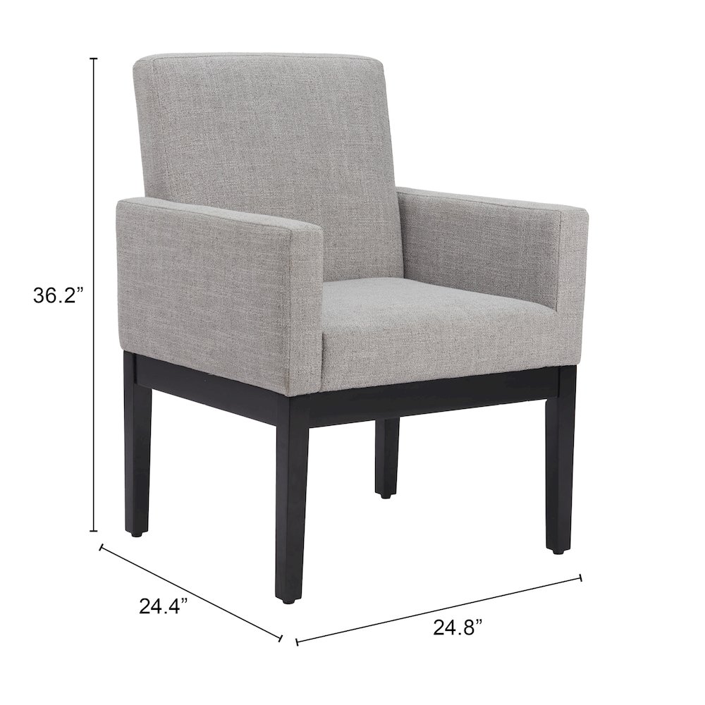 Senzil Dining Chair Gray. Picture 7