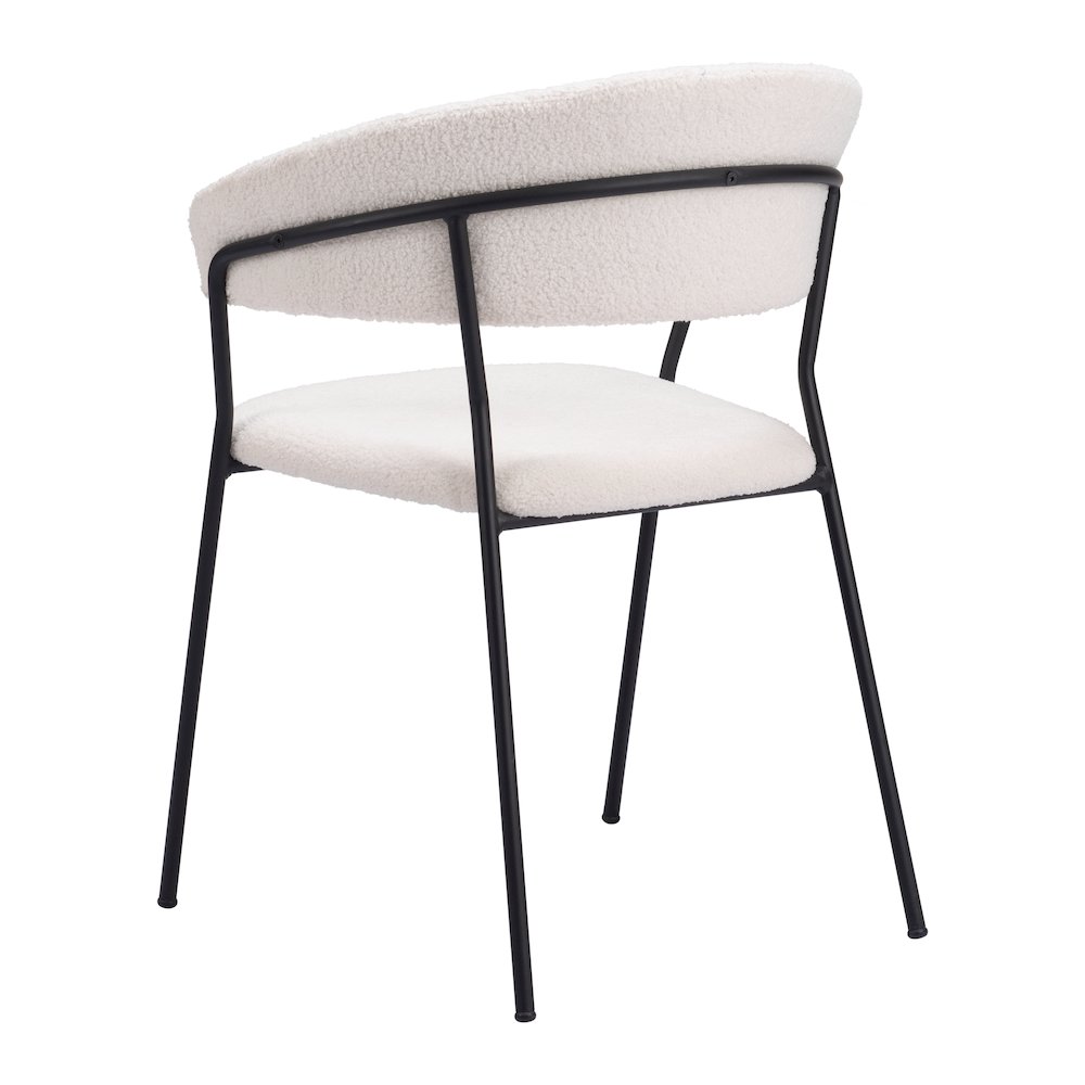 Josephine Dining Chair (Set of 2) Cream. Picture 5
