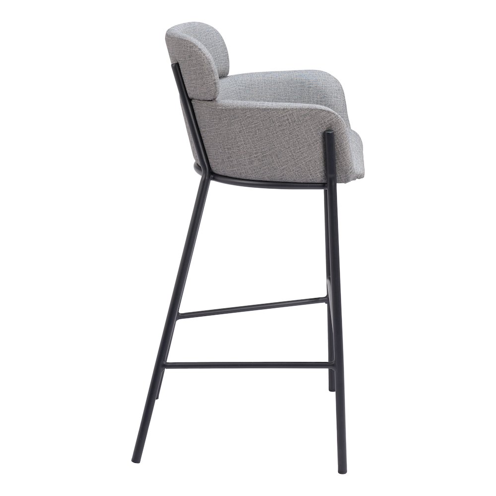 Bremor Barstool Slate Gray. Picture 2