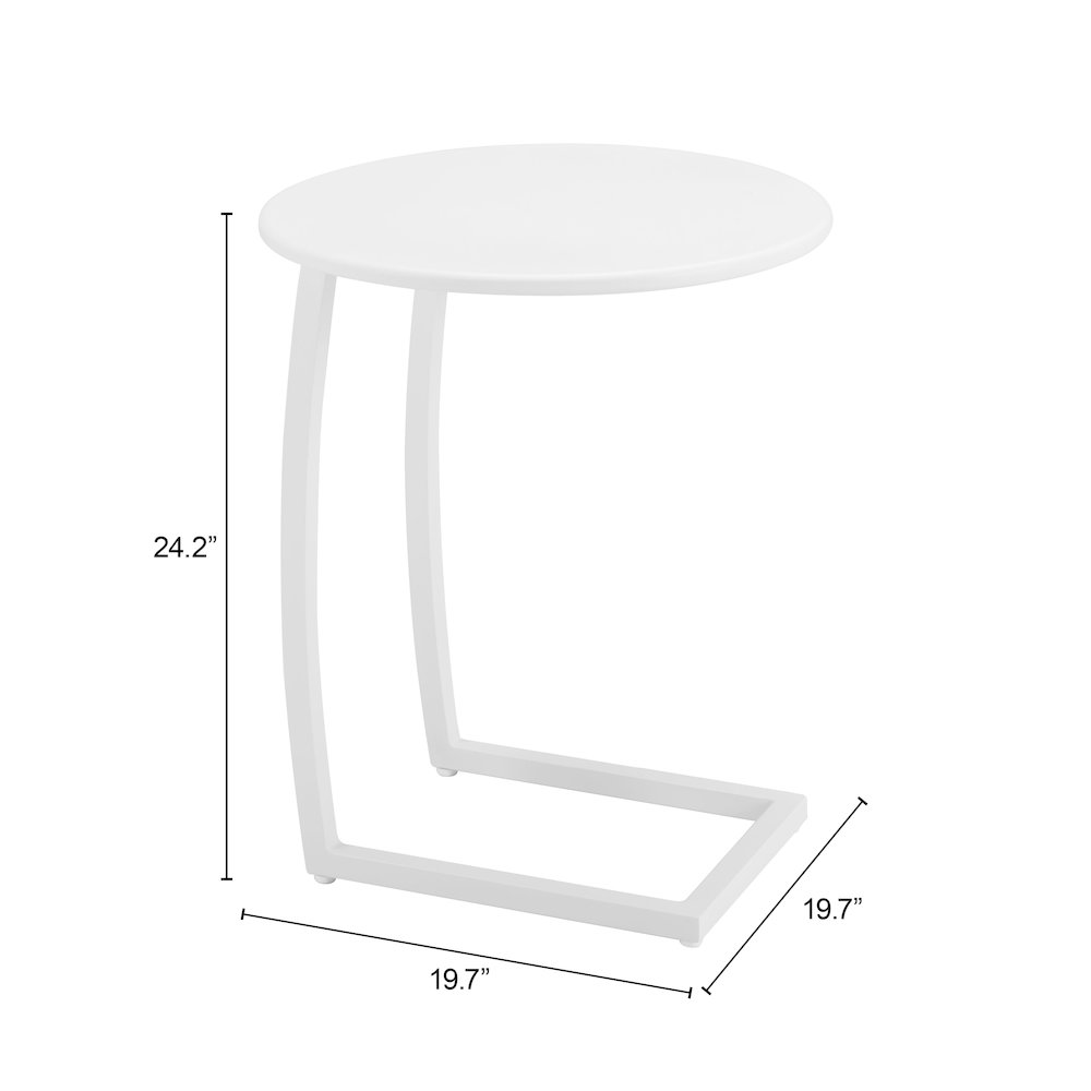 Noga End Table White. Picture 7
