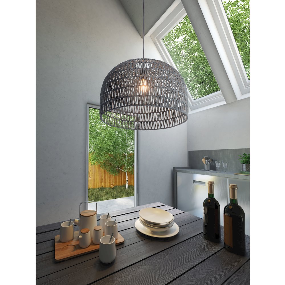 Paradise Ceiling Lamp Gray. Picture 5