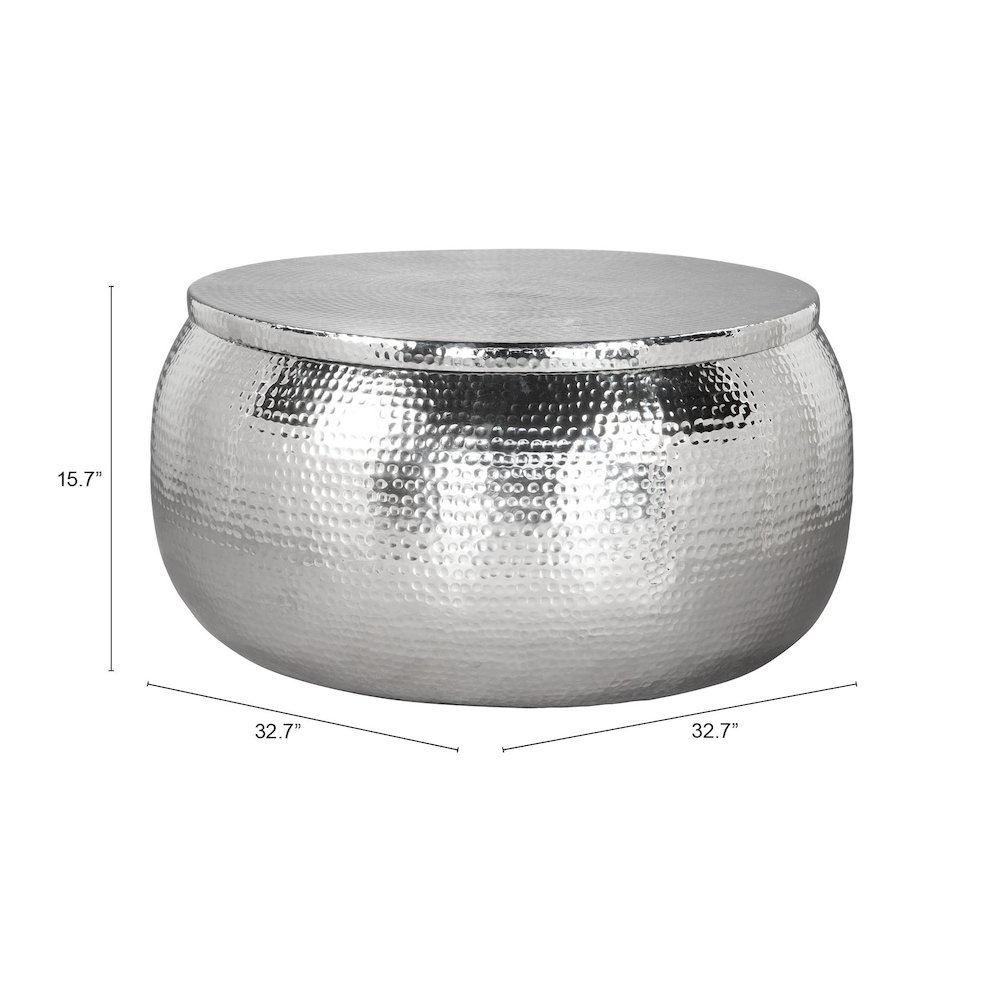 Solo Coffee Table Silver. Picture 11