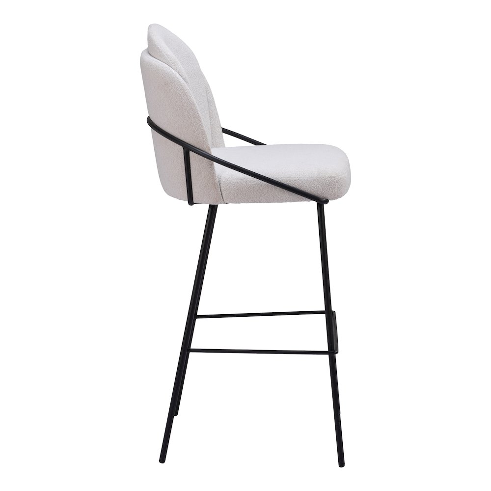 Jambi Barstool (Set of 2) Ivory. Picture 2