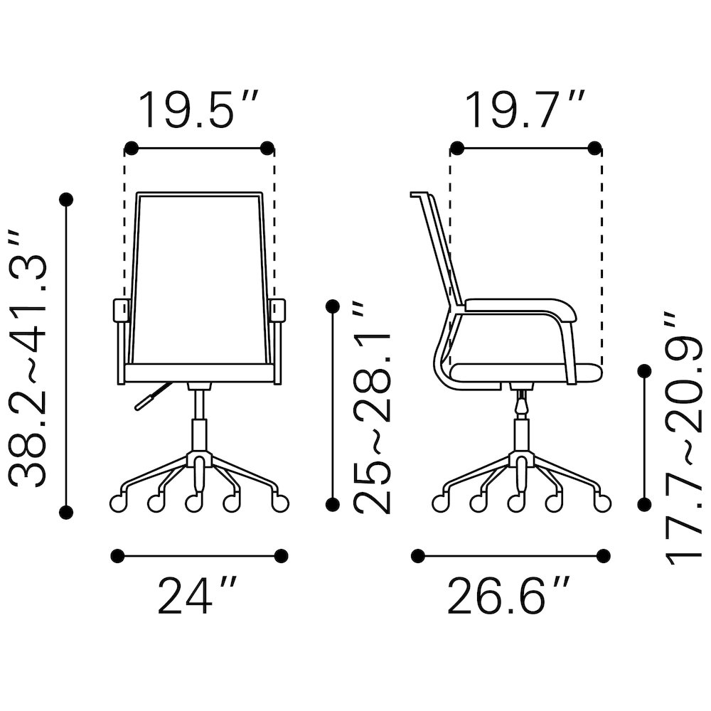 Liderato Office Chair Black. Picture 12