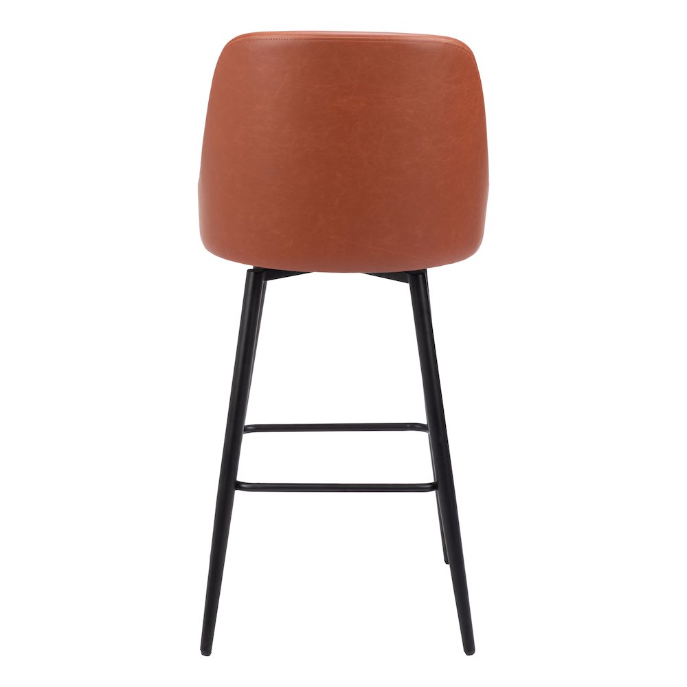 Keppel Swivel Barstool Brown. Picture 4