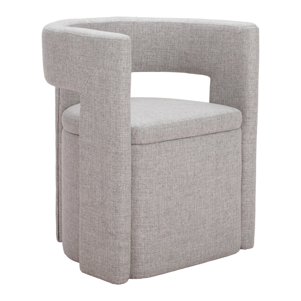 Papua Dining Chair Gray. Picture 1