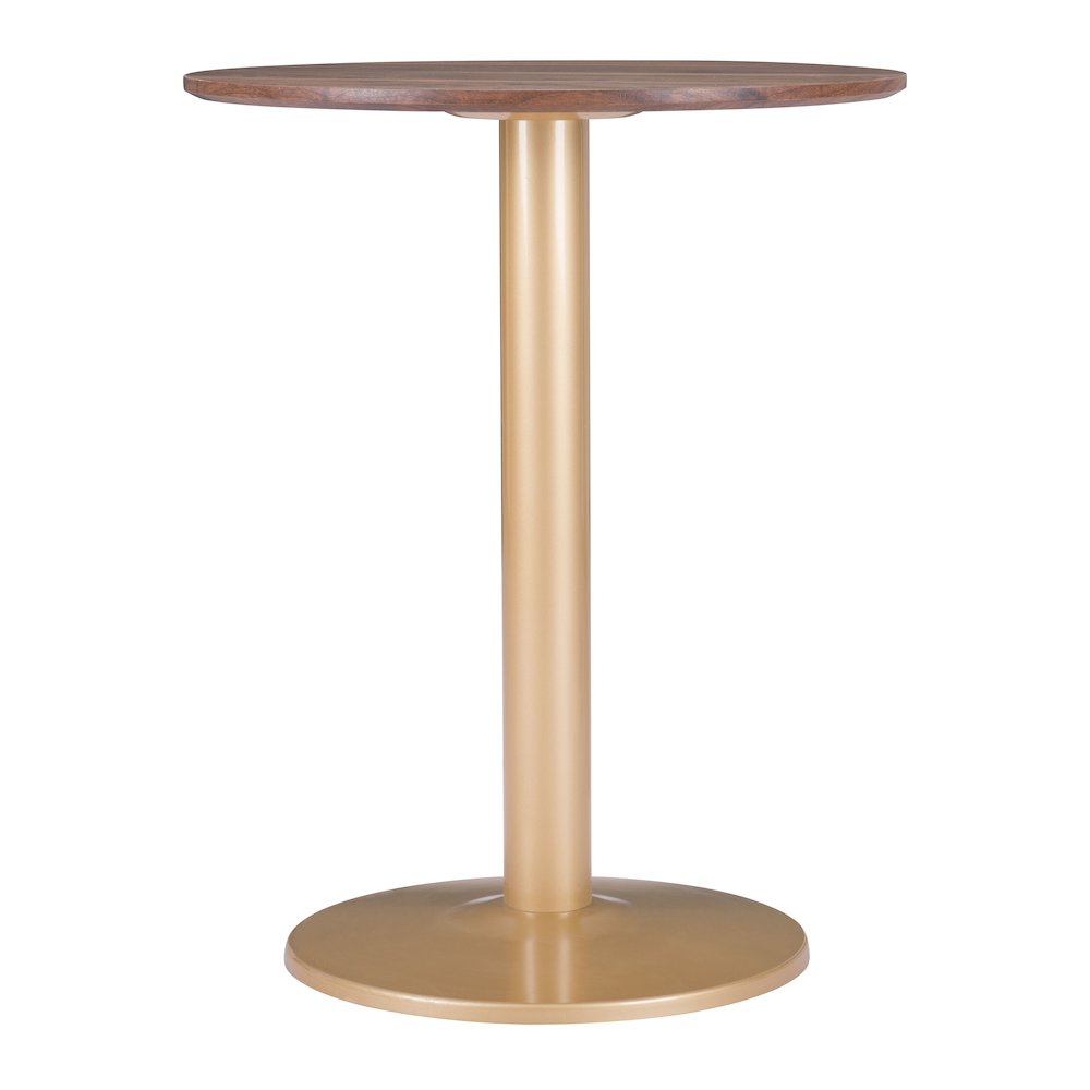 Alto Bistro Table Brown & Gold. Picture 3