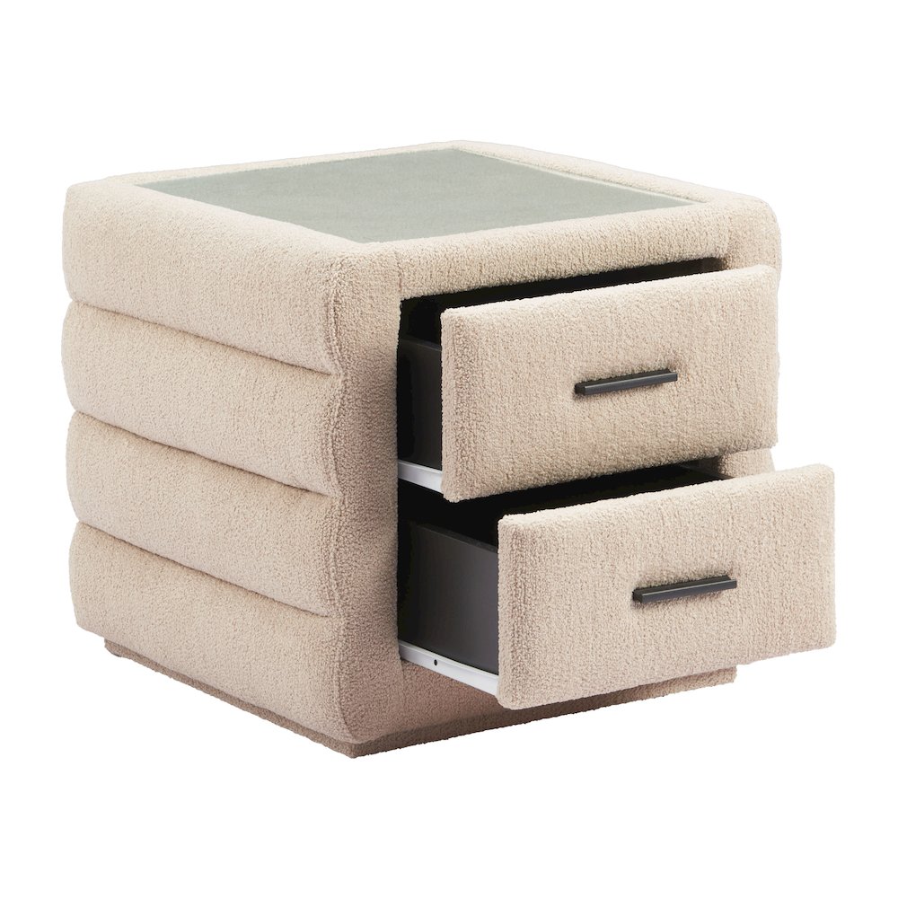 Soffice Nightstand Beige. Picture 12