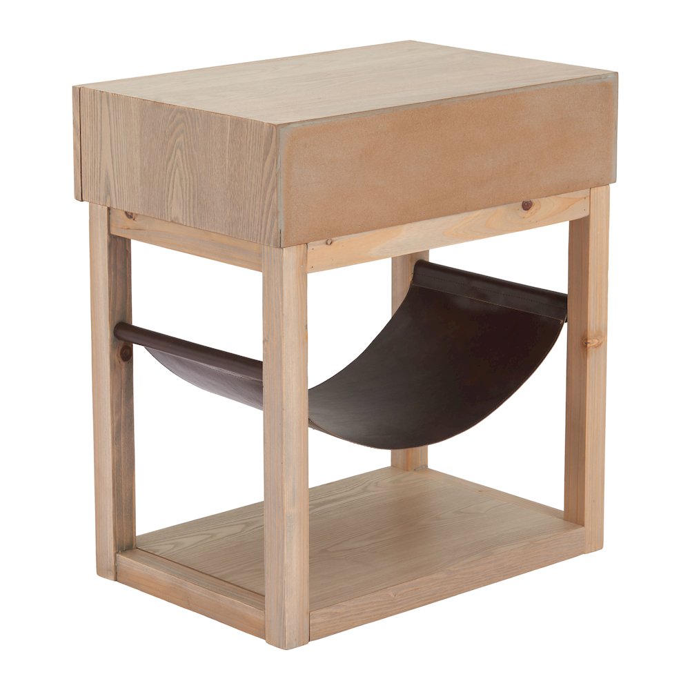 Haram Side Table Natural. Picture 5