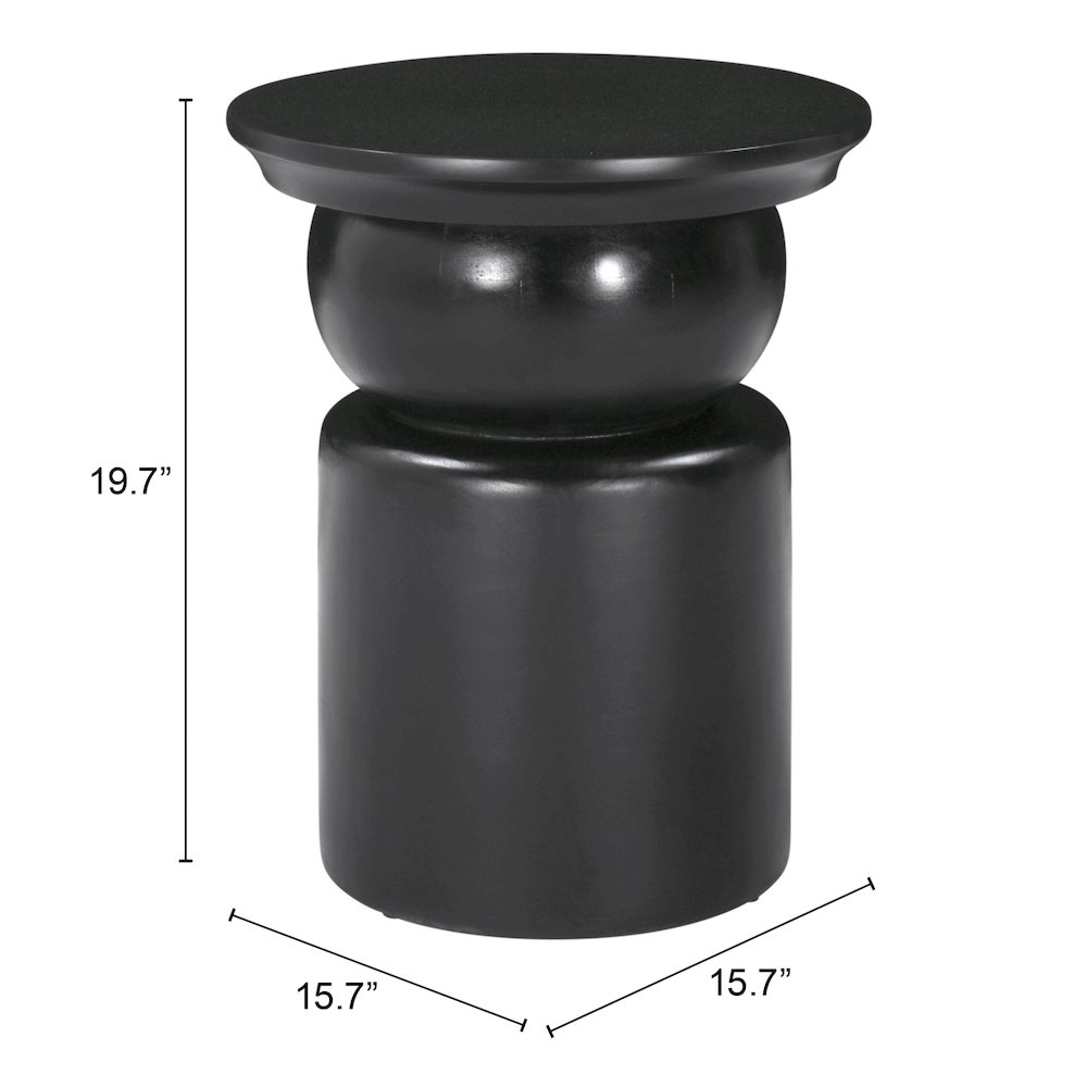 Colombo Side Table Black. Picture 7