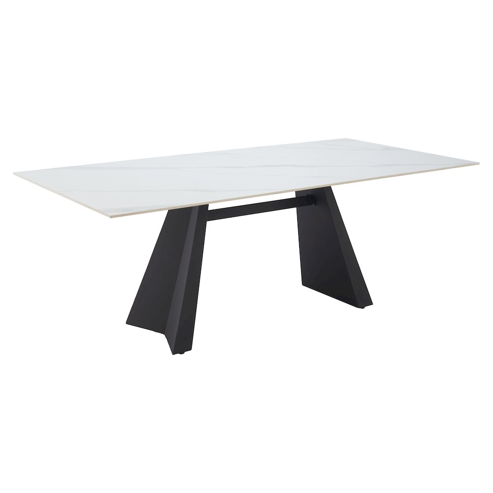 Inky Dining Table White. Picture 4