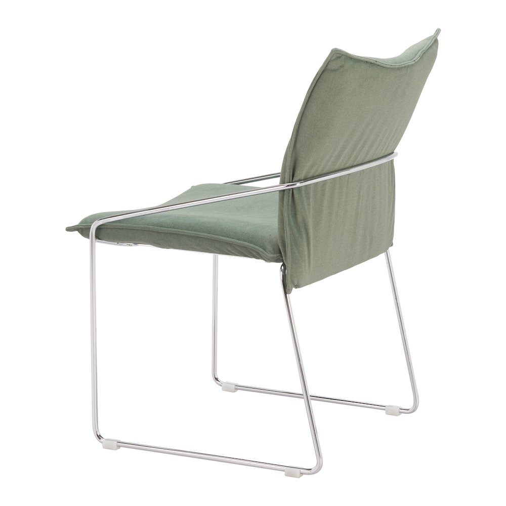 Pola Dining Chair (Set of 2) Green. Picture 5