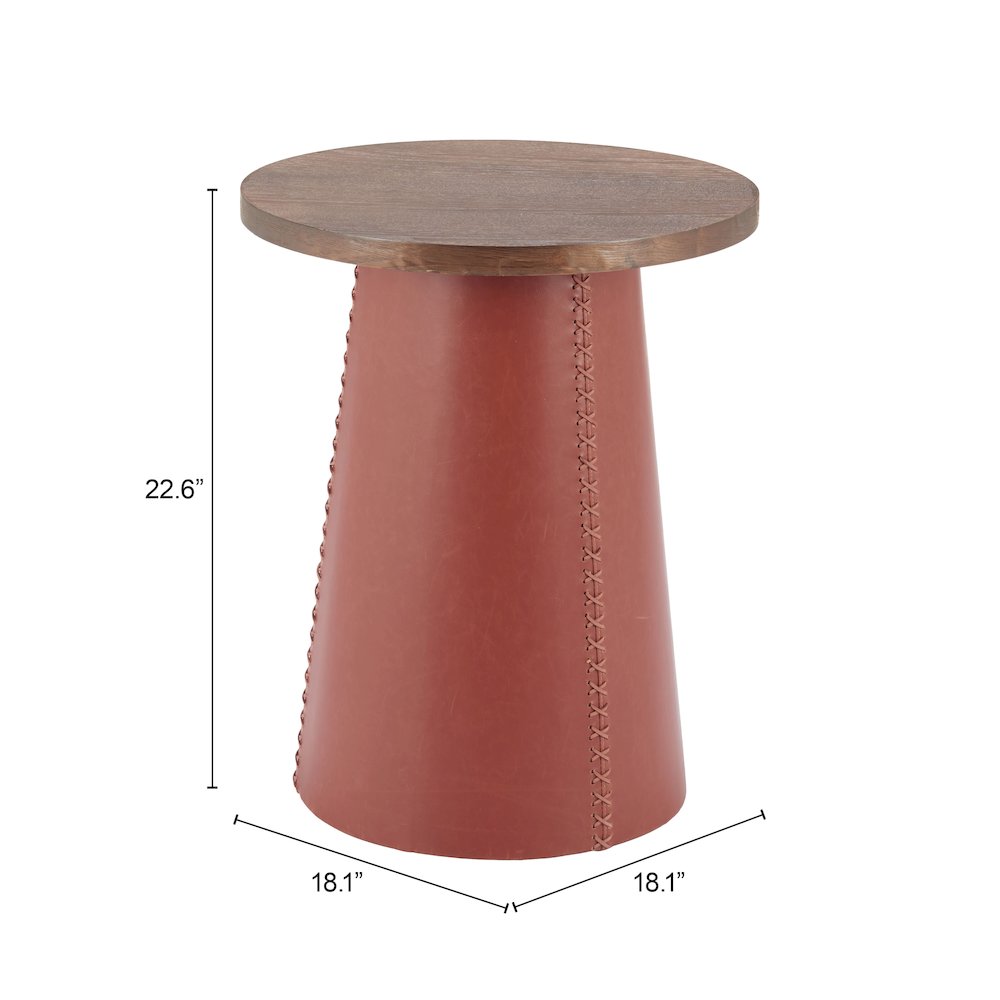 Dikis Side Table Brown. Picture 7