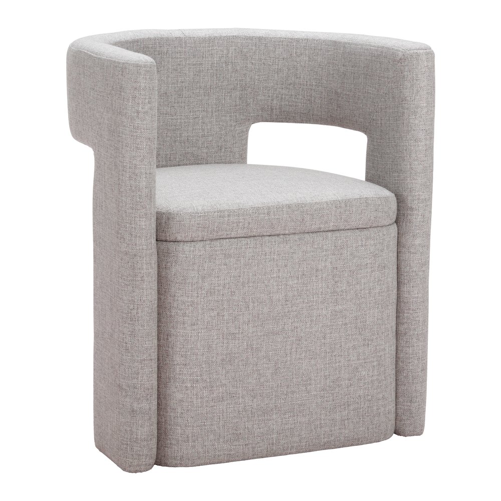 Papua Dining Chair Gray. Picture 10