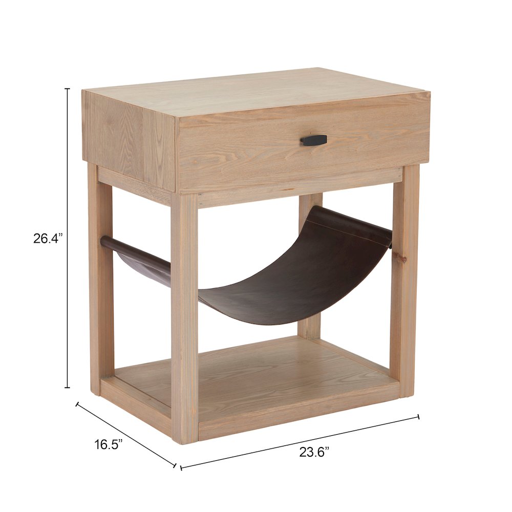 Haram Side Table Natural. Picture 7