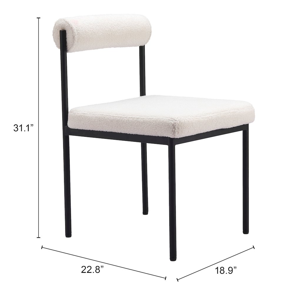 Livorno Dining Chair Ivory. Picture 7