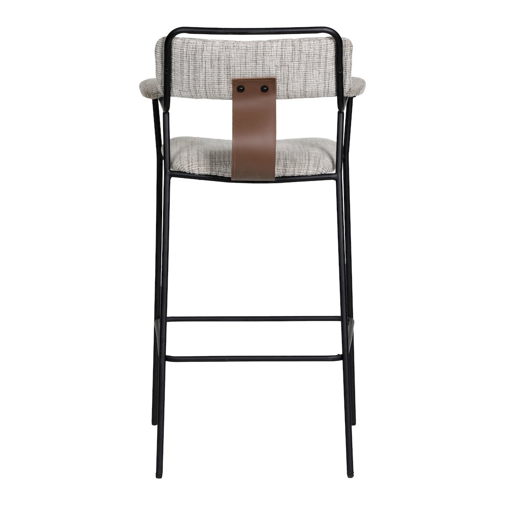 Couva Barstool (Set of 2) Gray Tweed. Picture 4