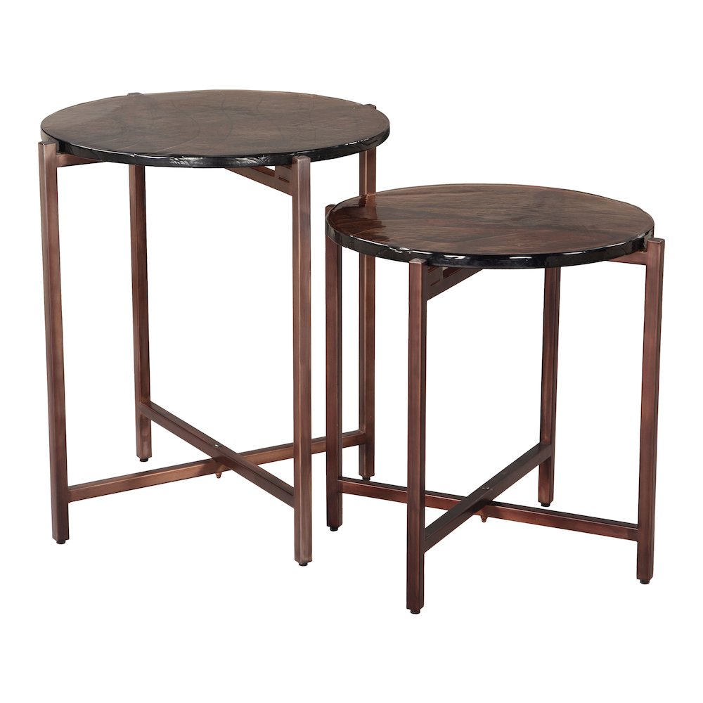 Gema Coffee Table Set (2-Piece) Bronze. Picture 5