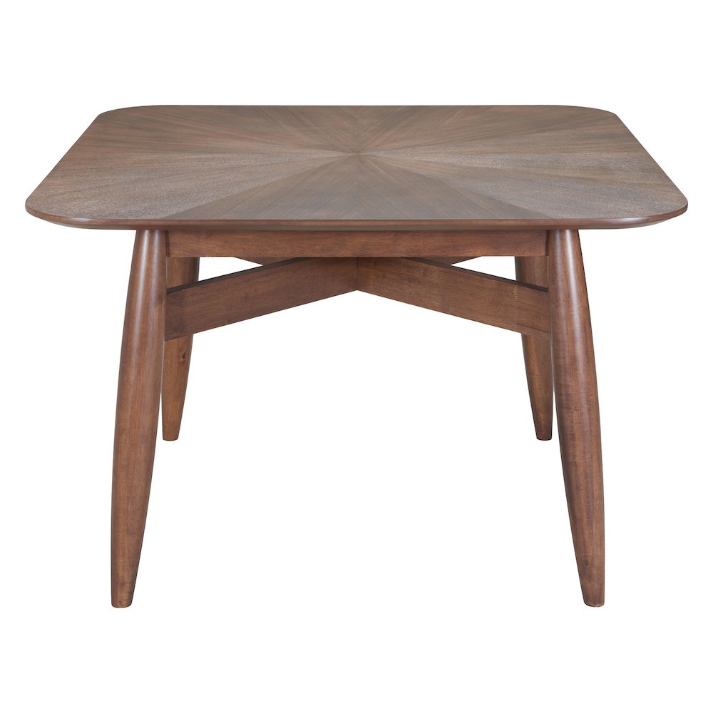 Silea Square Dining Table Espresso. Picture 3