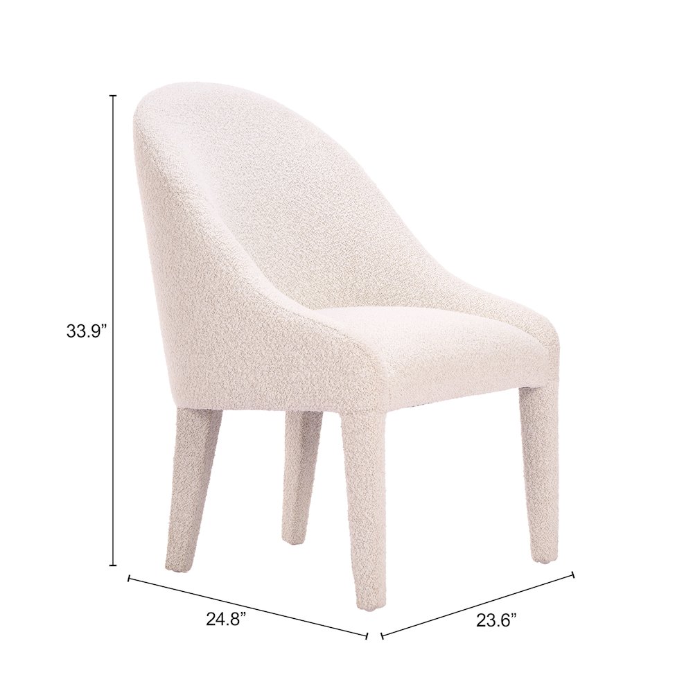 Domo Dining Chair Ivory. Picture 10