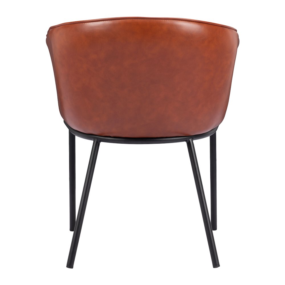 Garston Dining Chair Brown. Picture 4