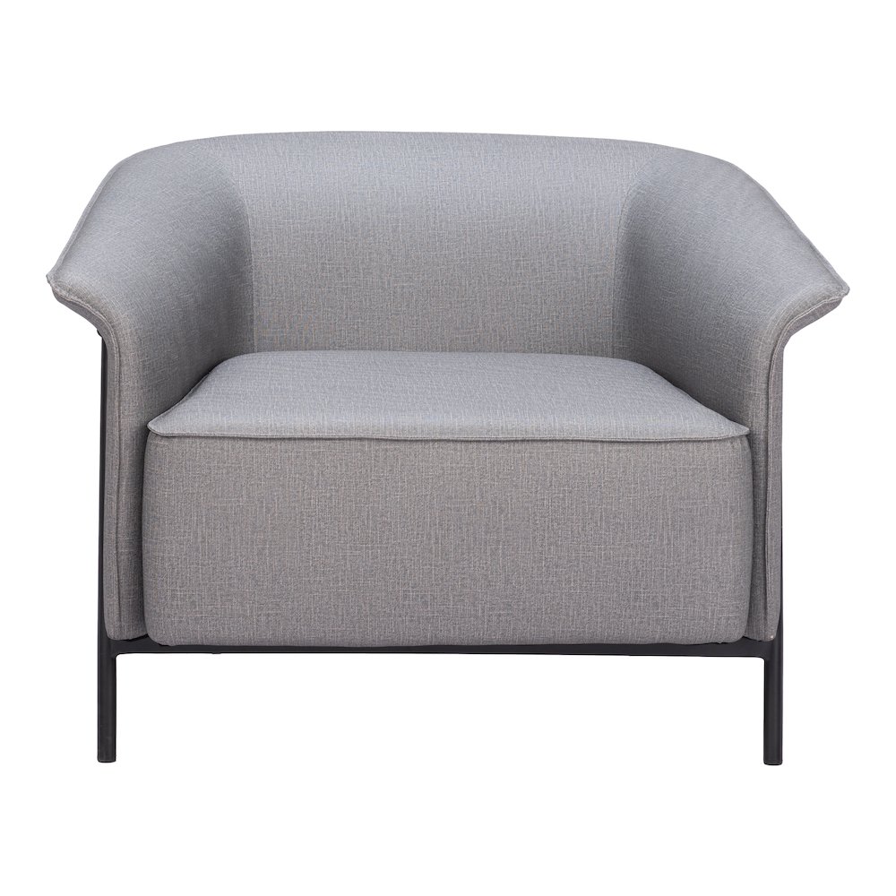Burry Accent Chair Slate Gray. Picture 3
