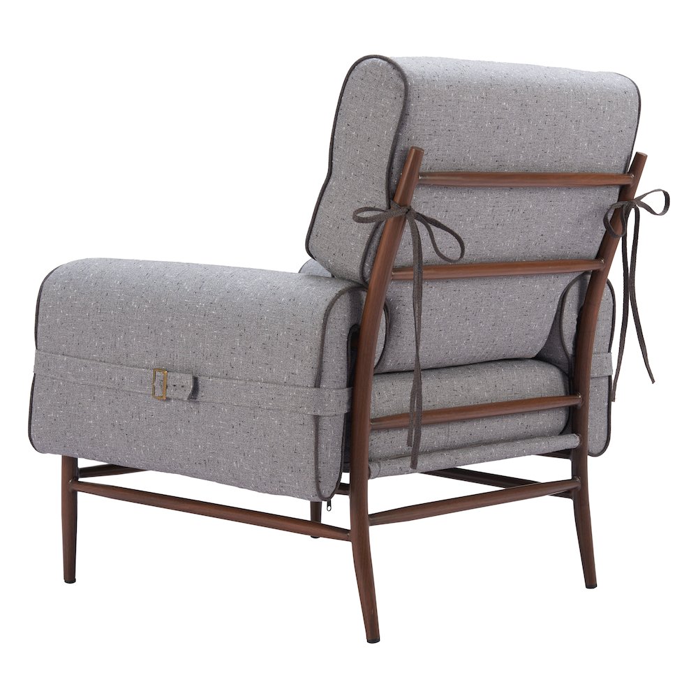 Klem Accent Chair Gray. Picture 5