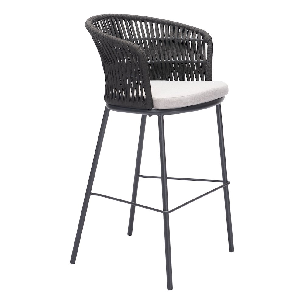 Freycinet Barstool (Set of 2) Black. Picture 5