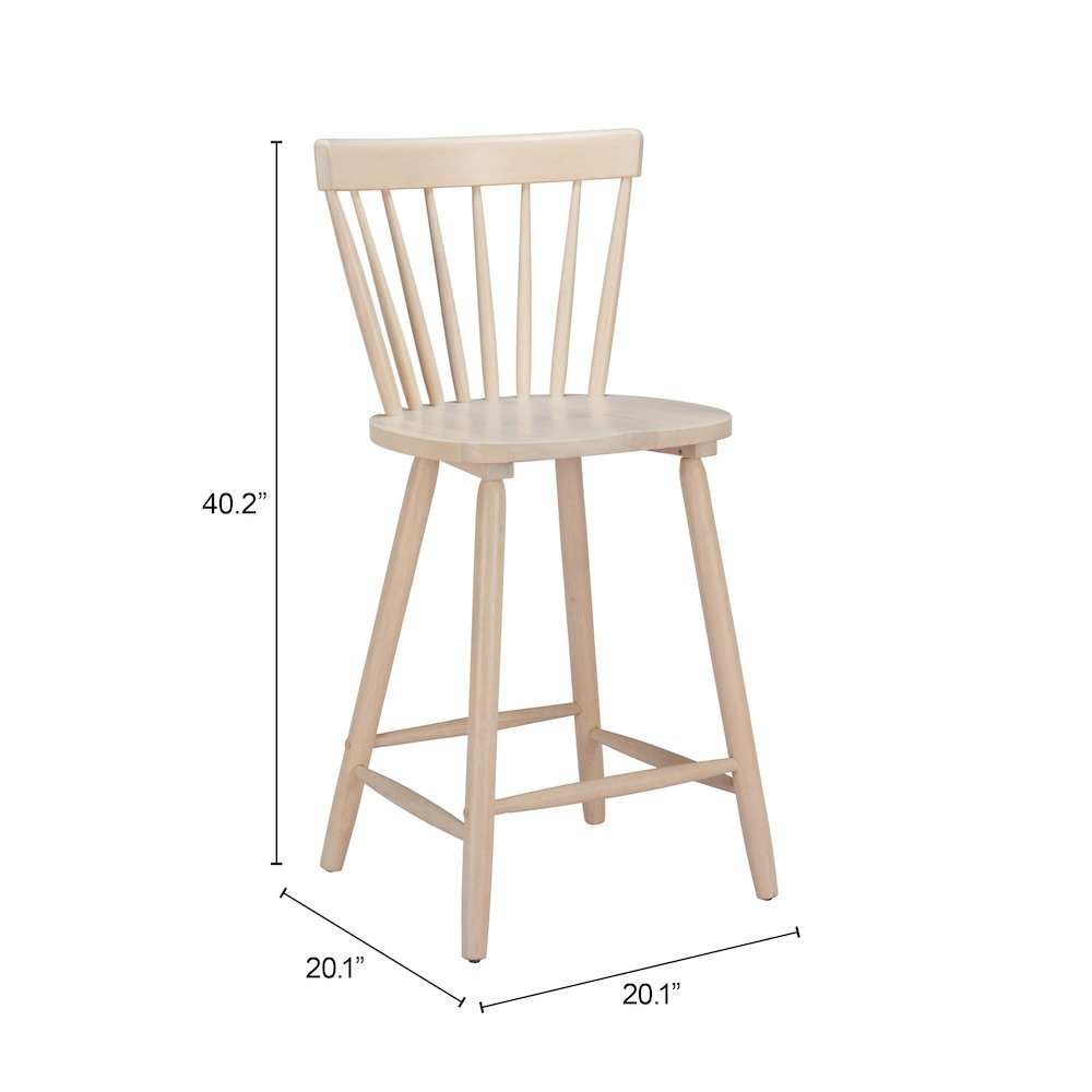 Tyce Counter Stool (Set of 2) Natural. Picture 7