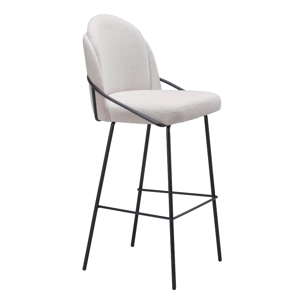 Jambi Barstool (Set of 2) Ivory. Picture 8