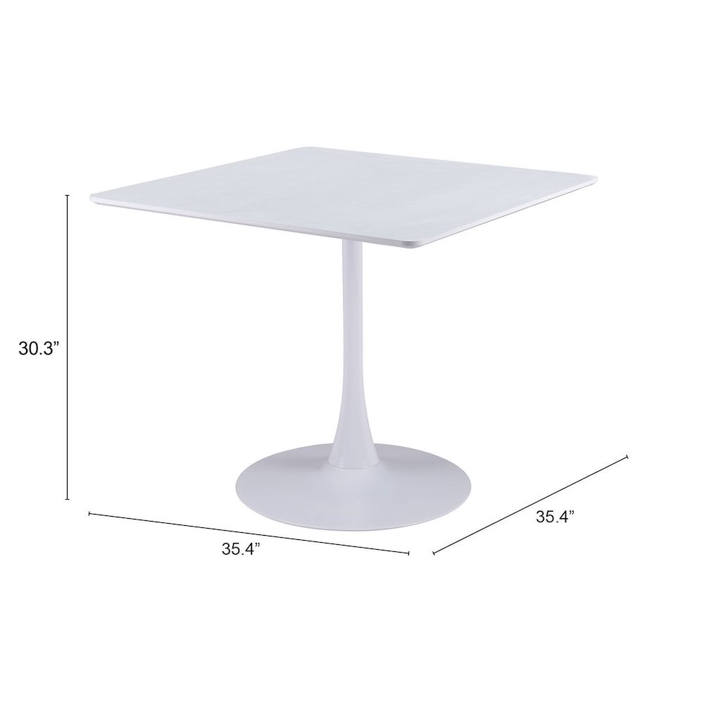 Molly Dining Table White. Picture 7