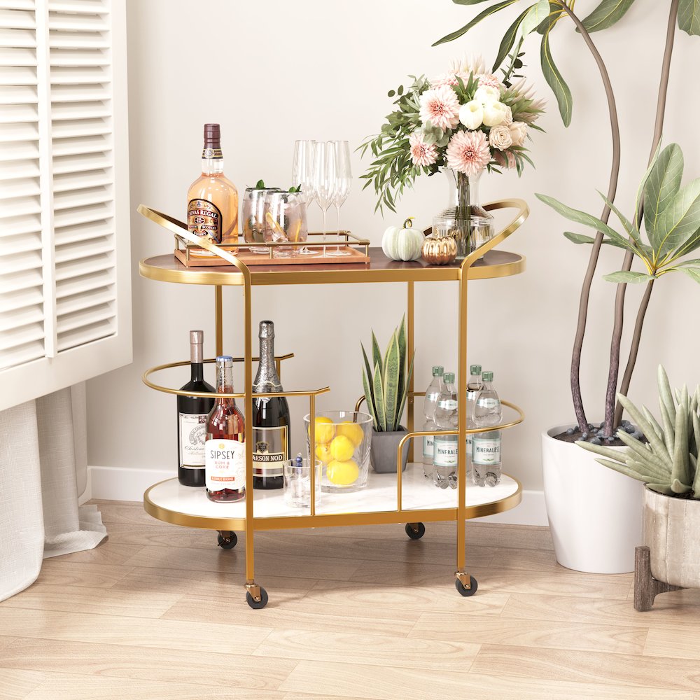 Antalya Bar Cart Multicolor. Picture 8
