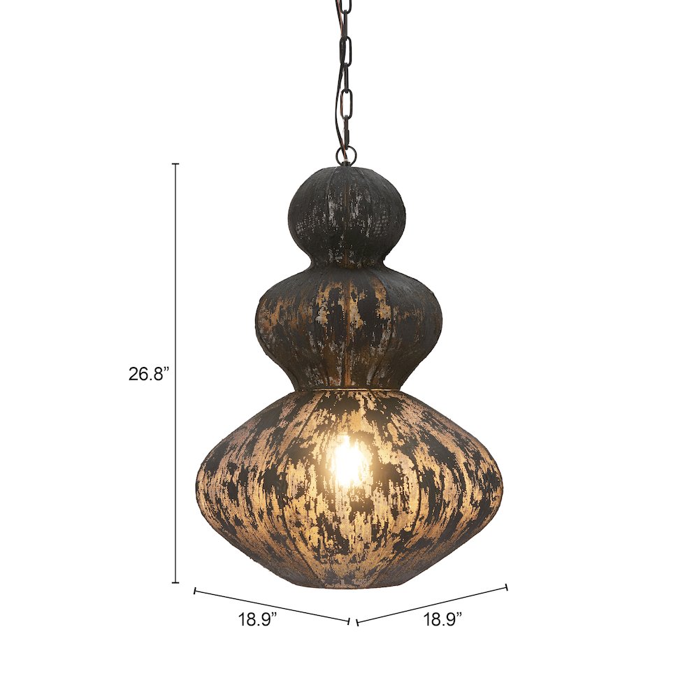 Kali Ceiling Lamp Black. Picture 10