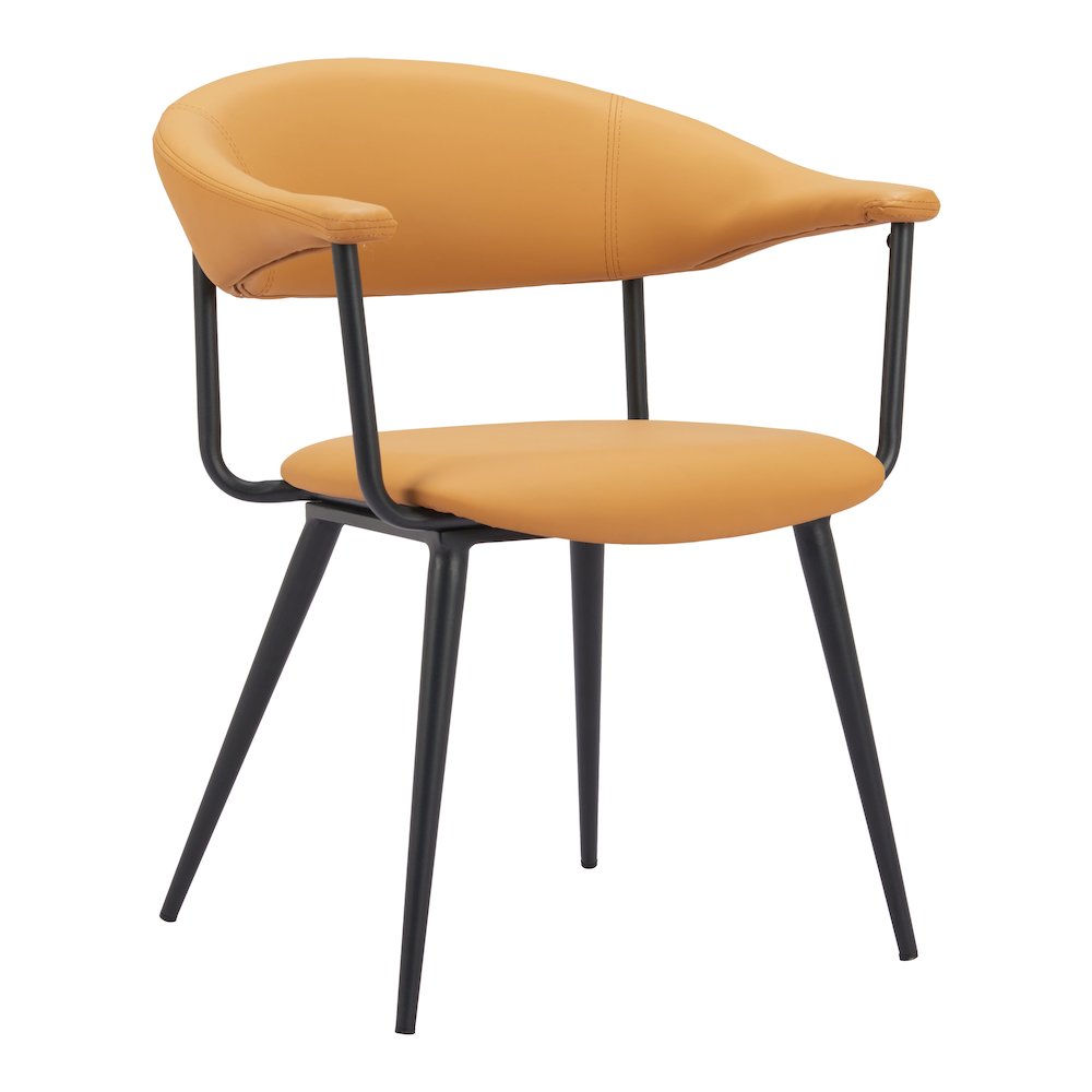 Sima Dining Chair Brown. Picture 1