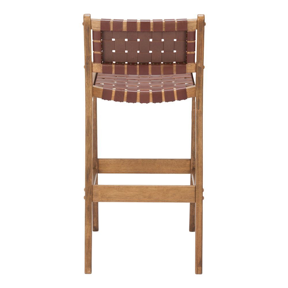 Feder Barstool (Set of 2) Brown. Picture 7