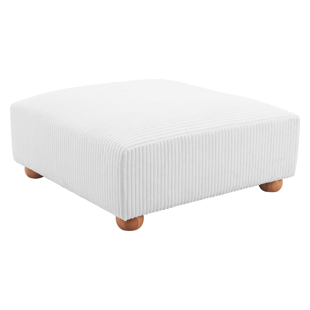 Tayte Ottoman White. Picture 4