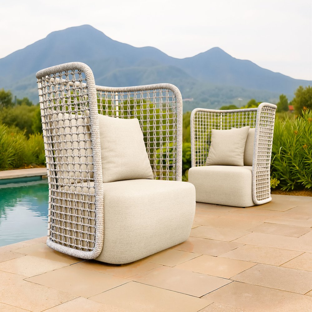 Hudu Accent Chair Beige. Picture 9
