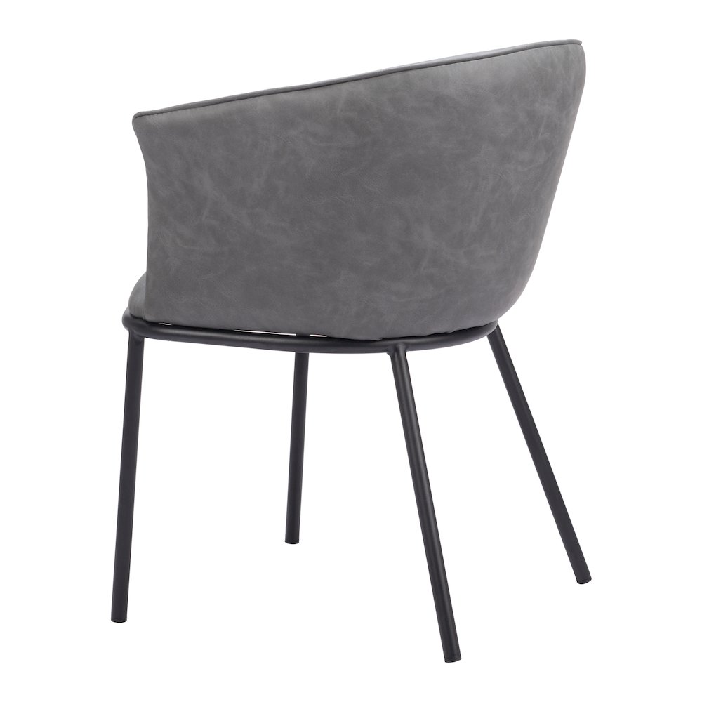 Garston Dining Chair Gray. Picture 5