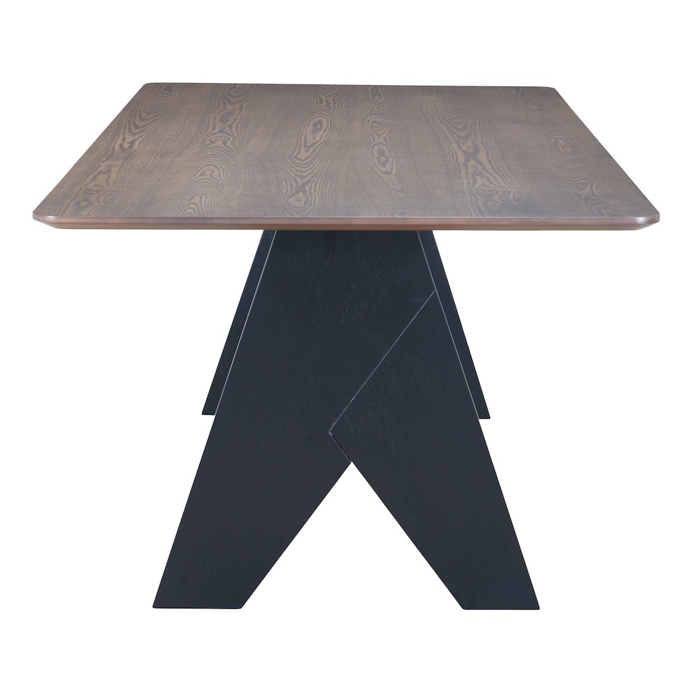 Lisse Rectangular Dining Table Espresso. Picture 2