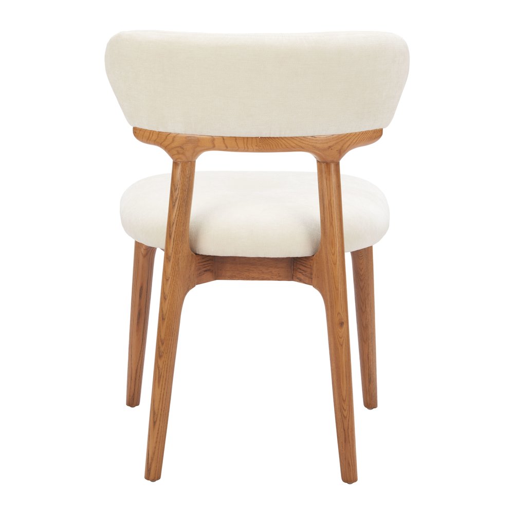 Cedar Dining Chair (Set of 2) White & Walnut. Picture 4